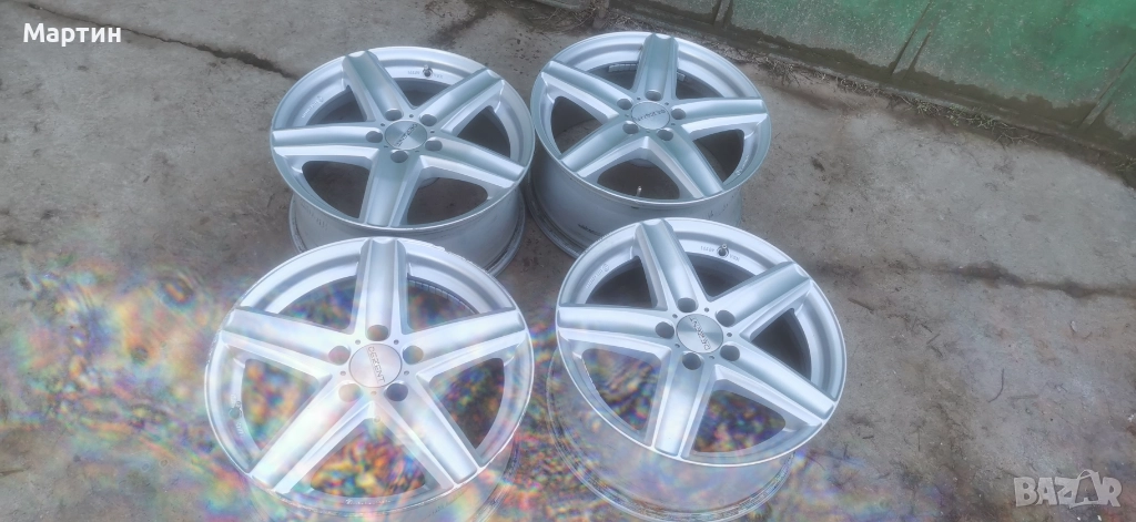 Алуминиеви джантиъс DEZENT 17 5Х112 ET 30 8j, снимка 1