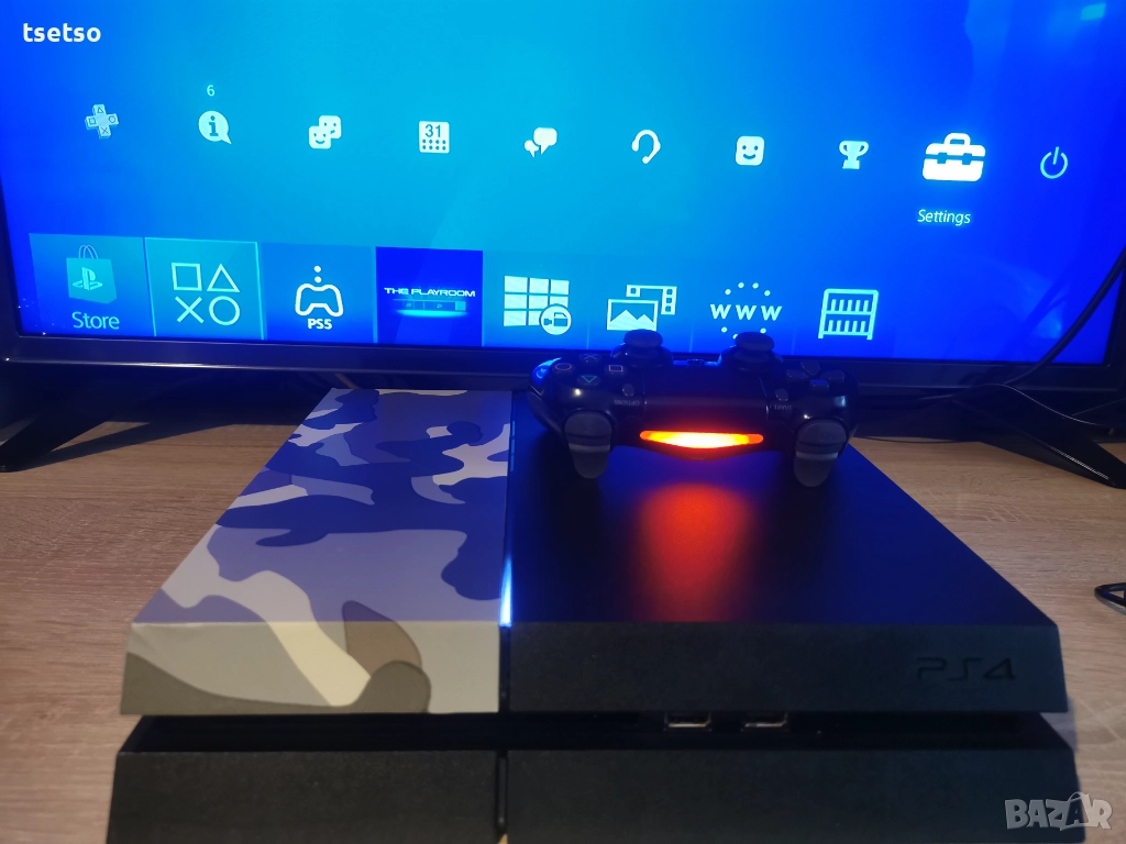 спешно Playstation 4. 1TB с джойстик с 8 Bluray диска., снимка 1