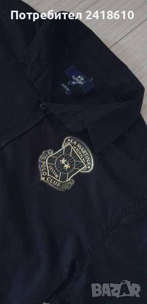 La Martina Cotton Slim Fit  Mens Size M  ОРИГИНАЛ! Мъжка  Риза!, снимка 1