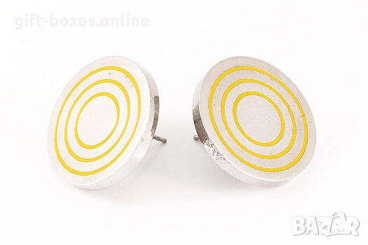 Стоманени обеци "СЛЪНЦЕ", снимка 1