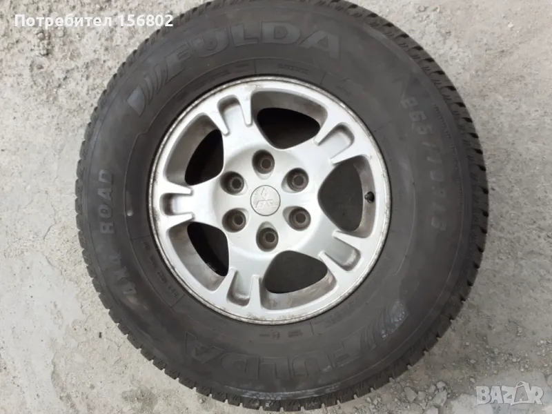 Алуминиеви джанти за Mitsubishi Pajero с летни гуми FULDA 4Х4 ROAD 265/70R16 112H – грайфер 7,3 мм., снимка 1