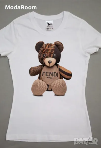 Fendi дамска памучна тениска , снимка 1