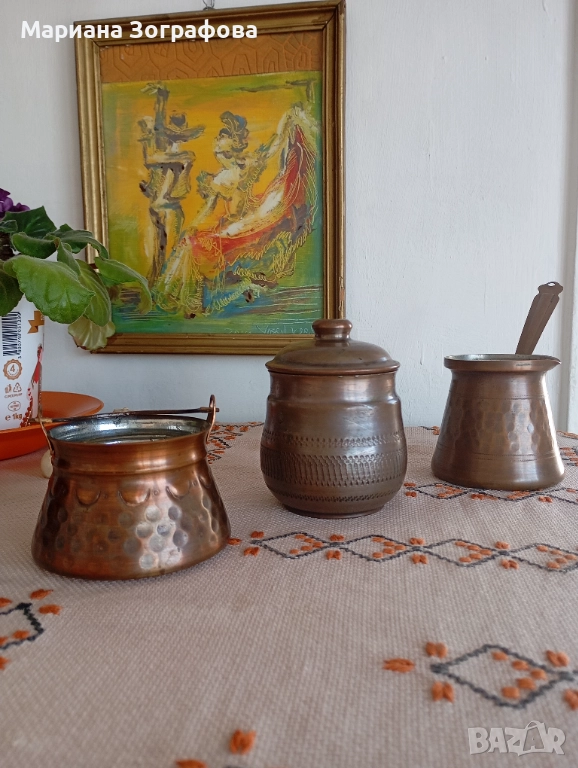 Колекционерски предмети 30 бр., - Стара везна, бакър и свещници, Табакери, Английска запалка, Лула  , снимка 1