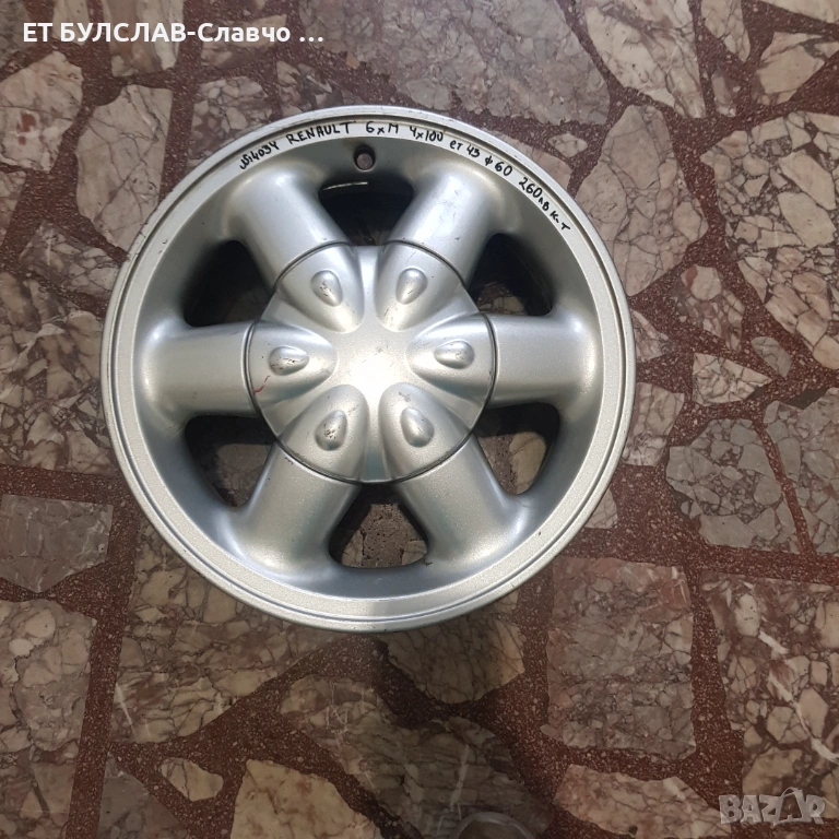 Джанти за Renault- № 4034-14 цола, снимка 1