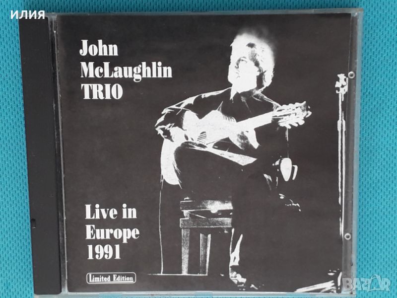 John McLaughlin Trio(John McLaughlin,Dominique Di Piazza,Trilok Gurtu)– 1993 - Live In Europe 1991(J, снимка 1