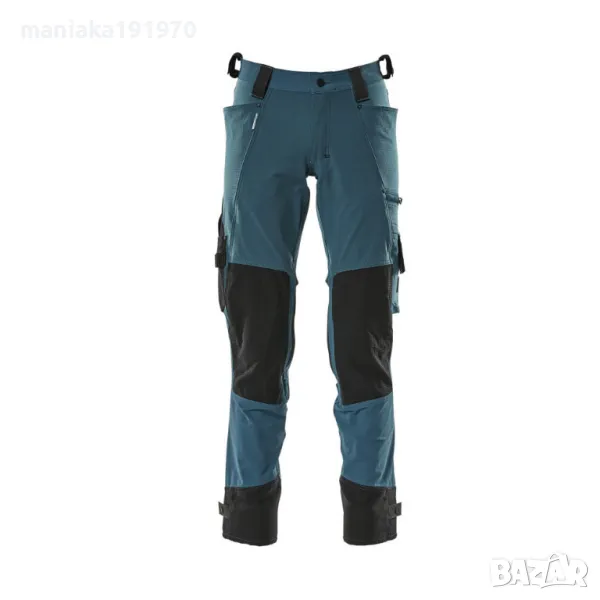 Mascot Advanced 17079 Pants With Kneepad Pockets Dark Petroleum 52 (L) мъжки работен панталон, снимка 1