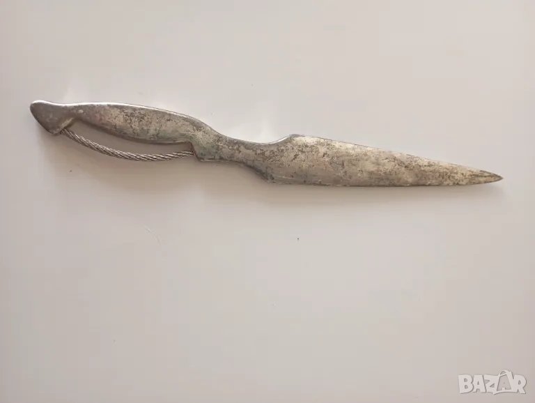 дизайнерски посребрен нож -NINO CERRUTI, снимка 1