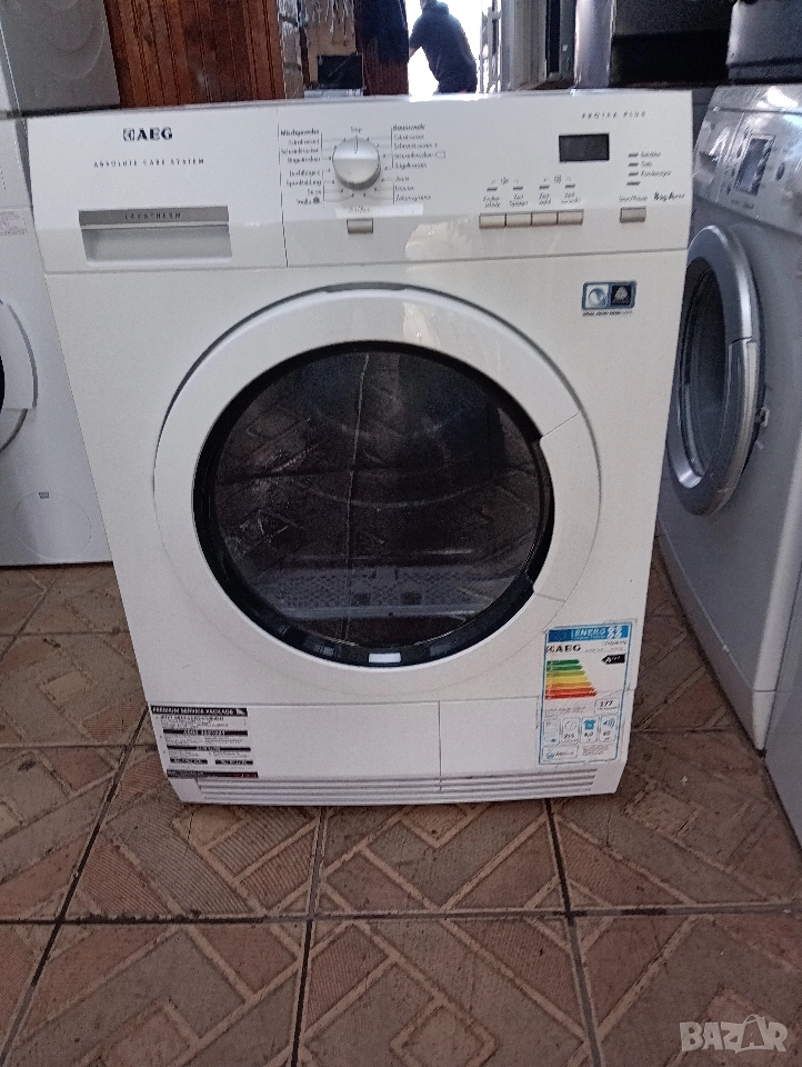 Сушилня с термопомпа АЕГ Aeg Protex Plus A+++ 8кг 2 години гаранция!, снимка 1