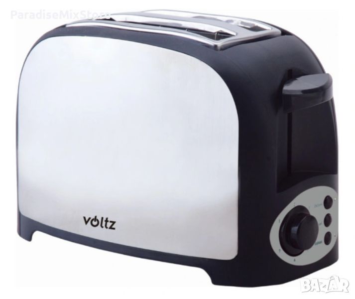 Тостер за хляб Voltz V51440D, 750W, 2 филийки Тостер за 2 филийки Електронен контрол на запичане., снимка 1