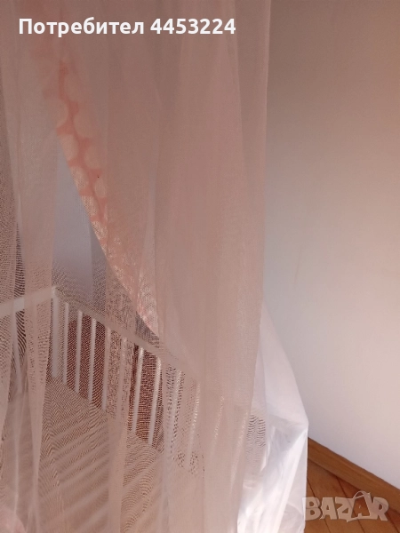 бебешки-детски балдахин и обиколник, снимка 1