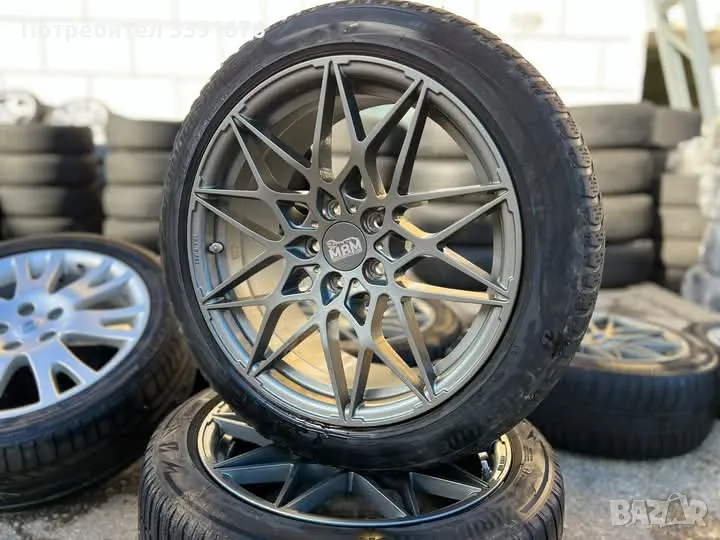 5х112 18 Джанти Mercedes Audi VW Seat Skoda 5x112 MAM произведени в Германия ЕТ 45 J 8 Централен отв, снимка 1