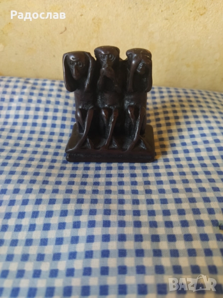 статуетка Не знам , не чух , не видях, снимка 1