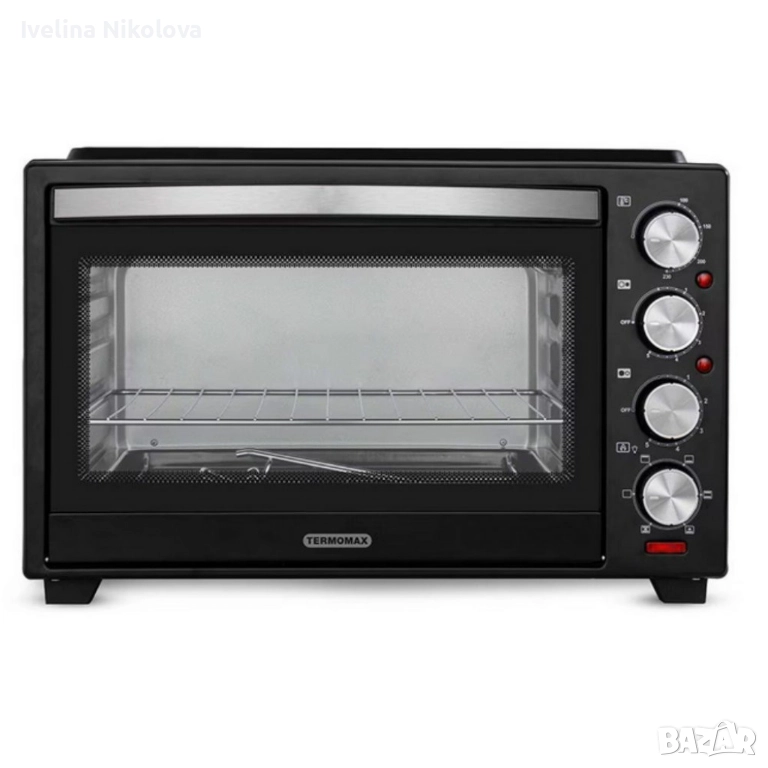 Компактна печка Termomax – фурна + два керамични котлона в едно, снимка 1