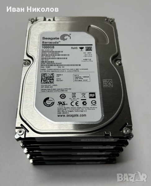 Хард диск Seagate Barracuda 1TB /1000GB/ SATA 3.5, снимка 1