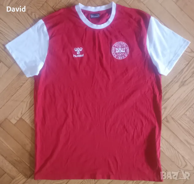 Оригинална памучна фланелка на Дания Block Tee, снимка 1