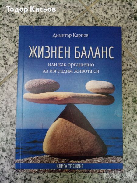 Димитър Карпов - Жизнен баланс или как органично да изградим живота си - книга трейнинг, снимка 1