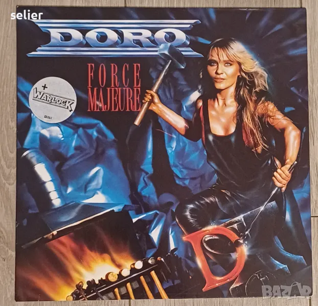 Doro ‎– Force Majeure Издание 1989г Стил:ROCK,HEAVY METAL Състояние на винила:визуално MINT След про, снимка 1