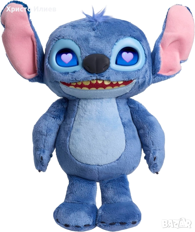 STITCH Интерактивна плюшена фигура с LCD очи, снимка 1