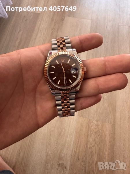 Rolex datejust choclate силно запазен без драскотина, снимка 1