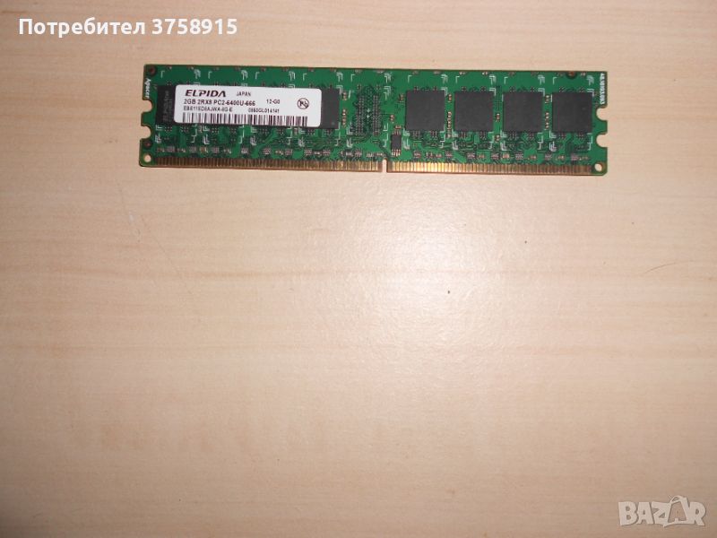 411.Ram DDR2 800 MHz,PC2-6400,2Gb.EPIDA. НОВ, снимка 1