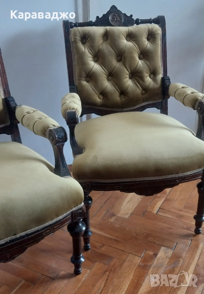 Антични Кресла 1850/70г, снимка 1