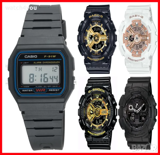 НОВИ ОРИГИНАЛНИ ЧАСОВНИЦИ КАСИО. CASIO F-91W-1YEF КАСИО F91W.ПРОМОЦИЯ НА ВСИЧКИ МОДЕЛИ ЧАСОВНИЦИ, снимка 1