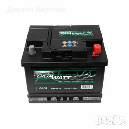 АКУМУЛАТОР GIGAWATT 60AH 540A R+, снимка 1