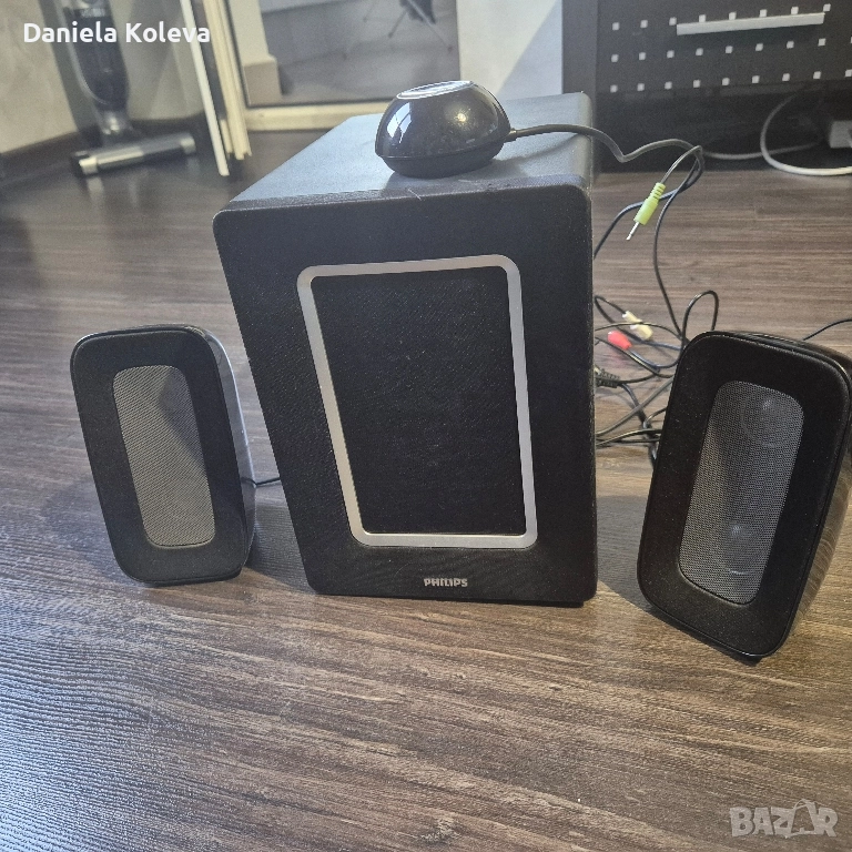 Philips spa 4310/10, 2.1 speaker system буфер и тонколони, снимка 1