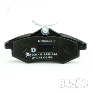 DELPHI LP1716 ПРЕДНИ НАКЛАДКИ CITROEN C2 C3 / PEUGEOT 206 207 / 2002-2024 OE 4253.45  OE 1617257080 , снимка 1