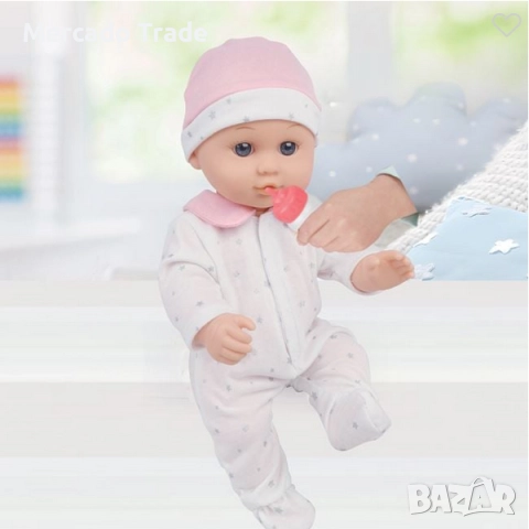 Кукла - бебе Mercado Trade, С аксесоари и кенгуру, 30 см, снимка 4 - Кукли - 52529232