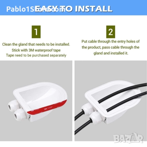  Скоби за монтаж на слънчеви панели, бели, ABS пластмаса, монтажни скоби за 7 ъглови скоби без проби, снимка 3 - Други стоки за дома - 51951318