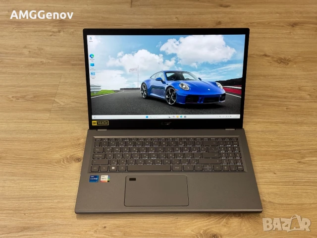 15.6’QHD 2.5K IPS/i7-1355u/16GB DDR5/Acer Aspire 5/1TB SSD/Подсветка, снимка 2 - Лаптопи за работа - 51109330