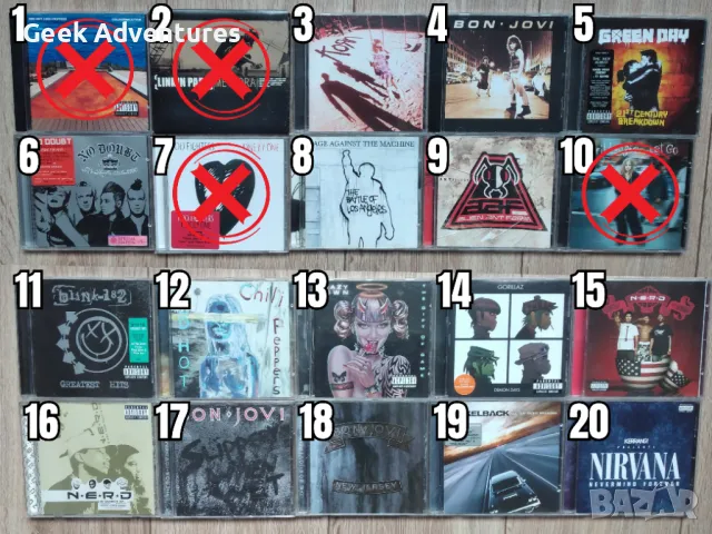 Rock/Punk Metal Music Albums CDs Оригинални Рок Пънк Музикални Дискове, снимка 2 - CD дискове - 46680866