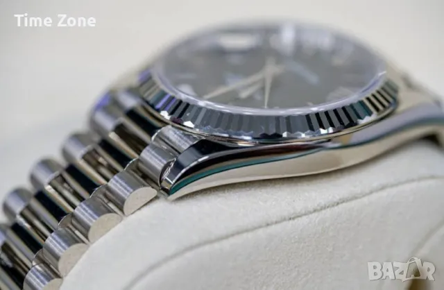 Rolex Day-Date 40mm President White Gold Blue Dial Automatic Различни Варианти, снимка 7 - Мъжки - 48183489