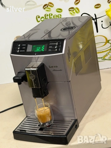 Кафемашина кафе автомат Saeco minuto с гаранция, снимка 2 - Кафемашини - 53579074