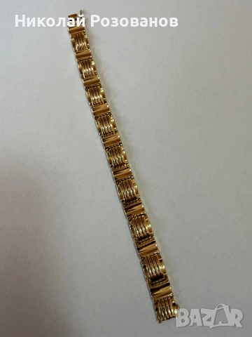 Мъжка златна гривна НОВА, снимка 3 - Гривни - 54187104