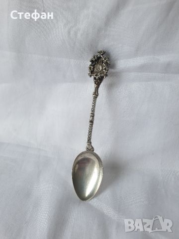 Сребърна лъжичка, снимка 5 - Антикварни и старинни предмети - 45675858