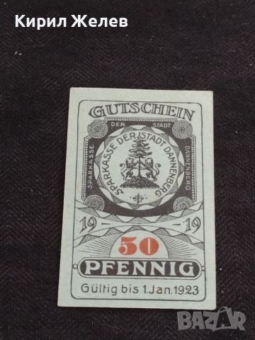 Банкнота НОТГЕЛД 50 пфенинг 1923г. Германия перфектно състояние за КОЛЕКЦИОНЕРИ 45043