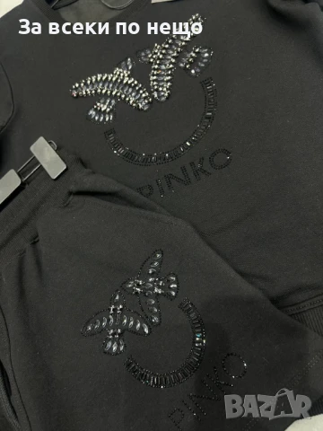 Pinko Дамски Летен Комплект С Бродирано Лого👚🩳Дамски Къс Екип Пинко - 2 Цвята Код A645, снимка 5 - Спортни екипи - 50592784