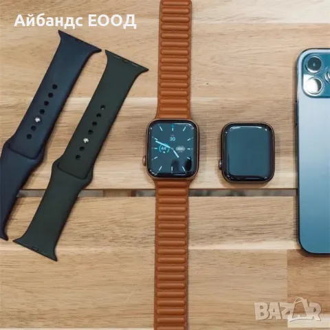 Кожена каишка с магнит за Apple Watch ULTRA/SE2/SE/9/8/7/6/5/4/3, снимка 11 - Каишки за часовници - 49456435