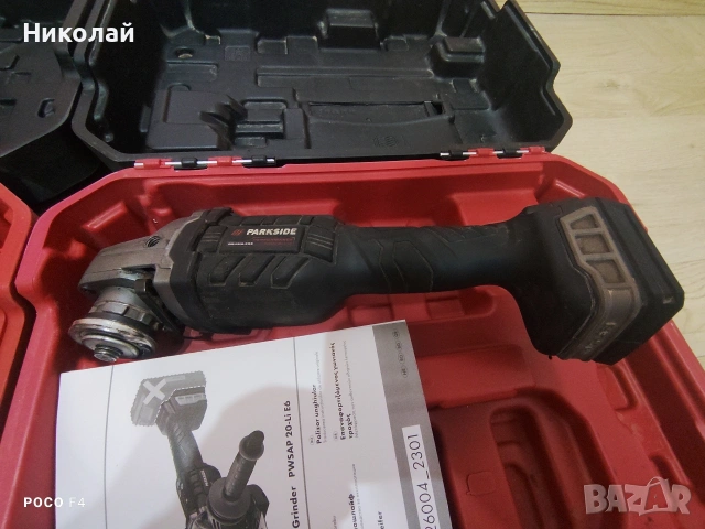 За части/ремонт!3 бр. Акумулаторен ъглошлайф Parkside , снимка 7 - Други инструменти - 54142371
