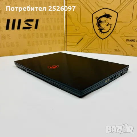 MSI Thin GF63/15,6” 144Hz IPS/i5-12450H/RTX 4050/16GB RAM/512GB NVMe, снимка 9 - Лаптопи за игри - 47811833