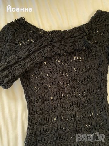 Плетен пуловер, снимка 2 - Блузи с дълъг ръкав и пуловери - 45538679