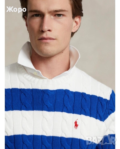 Оригинален Polo Ralph Lauren пуловер – Чисто нов с етикети – Размер L, снимка 3 - Пуловери - 53580664