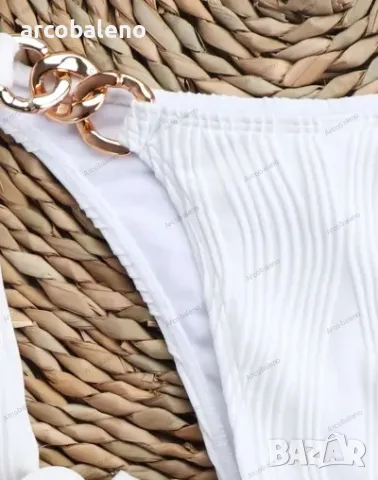 Моден дамски бански костюм от две части, 4цвята, снимка 11 - Бански костюми - 40296199