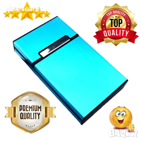 Алуминиева нова табакера кутия Слим Slim за тънки цигари мурати слим Murati slim контейнер съхранени, снимка 3 - Други - 50223052