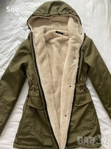 Дамска парка XS Khaki, снимка 5 - Якета - 51926221