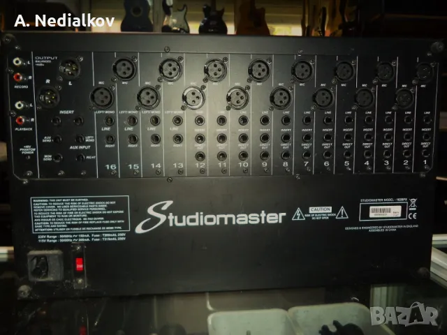 Studiomaster 162BPX audiomixer, снимка 9 - Ресийвъри, усилватели, смесителни пултове - 49895879
