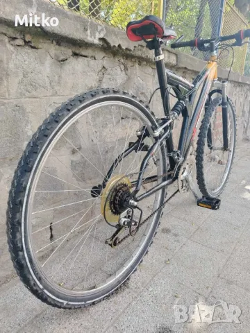 28 цола алуминиев велосипед с 21 скорости усилени капли амортисьори предни и задни , снимка 5 - Велосипеди - 50389941