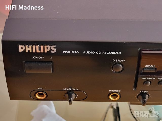 Philips CDR 950, снимка 4 - Ресийвъри, усилватели, смесителни пултове - 46455069